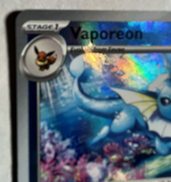 Vaporeon 022/131 Master Ball Pattern Prismatic Evolutions Pokemon - Image 5