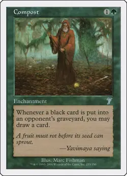 Compost 7th Edition Uncommon NM Magic: The Gathering 235 Normal - Image 1
