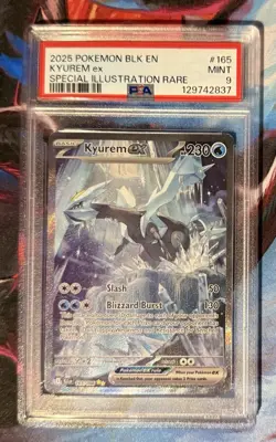 Kyurem Ex Pokemon Blk En-Black Bolt 165 NM PSA 9 - Image 1