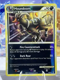 Pokemon TCG Houndoom Call of Legends 10/95 Holo Holo Rare - NM - Image 1