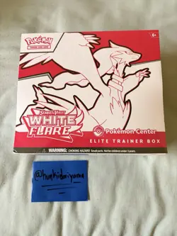 Pokemon TCG: White Flare Pokemon Center ETB Elite Trainer Box Factory Sealed - Image 1