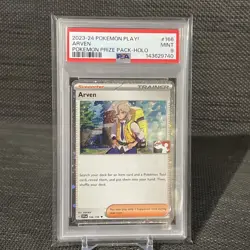 PSA 9 - 2024 ARVEN Pokemon Play! Prize Pack Series 4 #166 Holo - Image 1