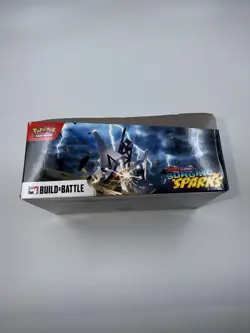 Pokemon Scarlet & Violet Surging Sparks Build And Battle Box Display Case EMPTY - Image 2