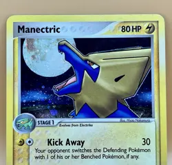 Manectric 8/100 – Crystal Guardians (Cosmos Holo Rare) - LP - 2006 Pokemon TCG - Image 2