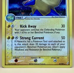 Manectric 8/100 – Crystal Guardians (Cosmos Holo Rare) - LP - 2006 Pokemon TCG - Image 3