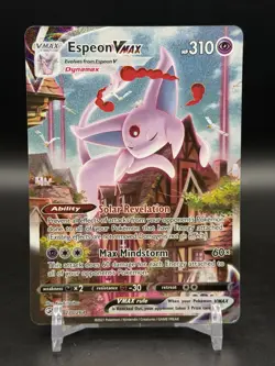 Espeon VMAX Alternate Art Secret Rare 270/264 Fusion Strike Pokemon English NM - Image 1