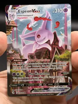Espeon VMAX Alternate Art Secret Rare 270/264 Fusion Strike Pokemon English NM - Image 3