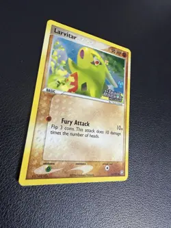 Pokemon TCG Larvitar EX Team Rocket Returns 62 Reverse Holo Common NM - Image 3