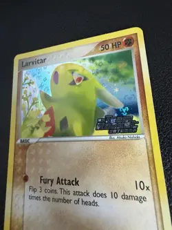 Pokemon TCG Larvitar EX Team Rocket Returns 62 Reverse Holo Common NM - Image 4