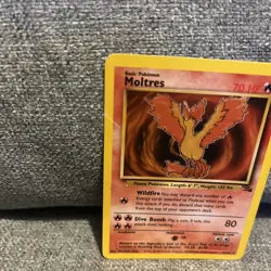 Moltres 27/62 Fossil Regular Non Holo Rare Pokemon TCG - Image 3