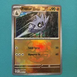 Pupitar Master Ball Pattern 048/131 Prismatic Evolutions Pokemon TCG - Image 1