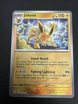 Pokemon Jolteon 029/131 SV Prismatic Evolutions (Master Ball) - Image 1