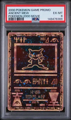 2000 Pokemon Game Promo Pokemon Movie 2000 Ancient Mew PSA 6 - Image 1