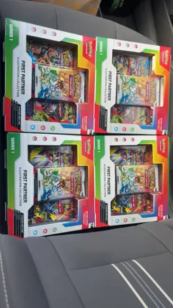 4 Packs Of First Partner Collection Pokemon - Image 1