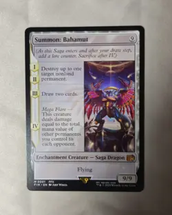 Magic: The Gathering - Final Fantasy - Summon: Bahamut 0001 - NM - Image 1