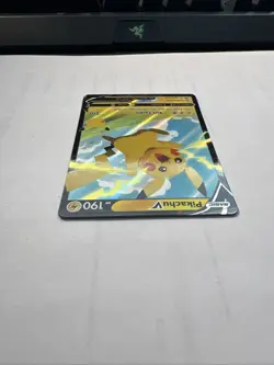 Pokemon Pikachu V Promo Full Art Holo Sword & Shield SWSH143 190 HP - Image 4