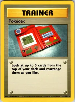 Pokedex 087/102 Base Set Pokemon NM Normal - Image 1