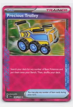 PRECIOUS TROLLEY 185/191 ACE SPEC RARE SURGING SPARKS POKEMON LIGHTLY PLAYED - Image 2