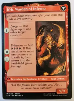 MTG - Final Fantasy: Clive, Ifrit's Dominant (0133) - Mythic - Near Mint - Image 2