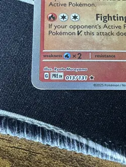 Flareon - Master Ball - 013/131 - Pokemon Prismatic Evolutions Rare LP - Image 3