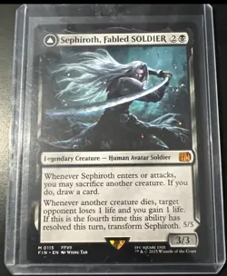MTG Magic The Gathering Sephiroth Fabled Soldier Final Fantasy | NM/Mint - Image 1
