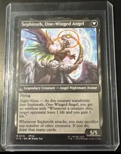MTG Magic The Gathering Sephiroth Fabled Soldier Final Fantasy | NM/Mint - Image 2