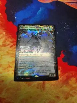 Sigarda, Font of Blessings (Halo Foil) - March of the Machine: The Aftermath -NM - Image 1