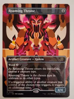 Roaming Throne (Mint) Borderless The Lost Caverns of Ixalan 344 MTG - Image 1