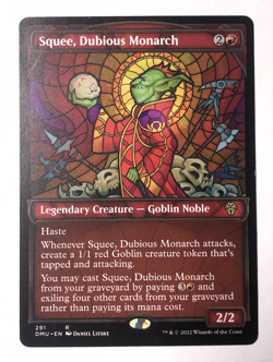 Squee, Dubious Monarch SHOWCASE 291 Dominaria United MTG Magic the Gathering NM - Image 1