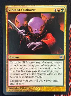 MTG Violent Outburst - Alara Reborn 63/145 Regular Common NM - Image 1