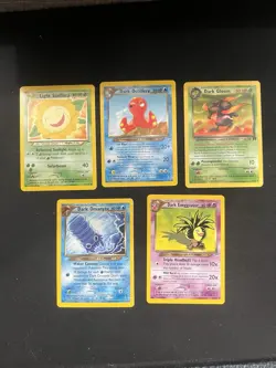 Wotc Lot Pokemon Card Collection Dark Light Pokemon 1999 Vintage - Image 1