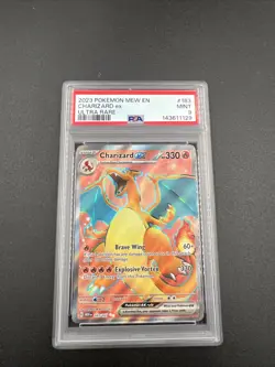 Pokemon 2023 Scarlet and Violet Charizard EX #183/165 Ultra Rare PSA 9 - Image 1