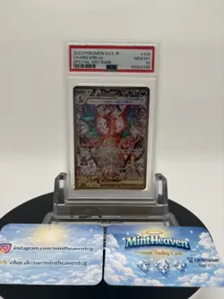 💎 PSA 10 Charizard ex SAR 134/108 SV3 📈 Ruler Black Flame Japanese Pokemon - Image 3
