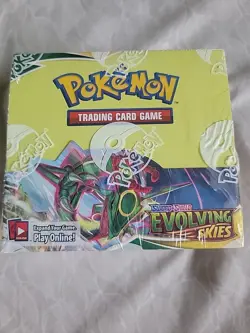 Pokemon Sword & Shield Evolving Skies Booster Box Case Fresh #2 Small Tear - Image 1