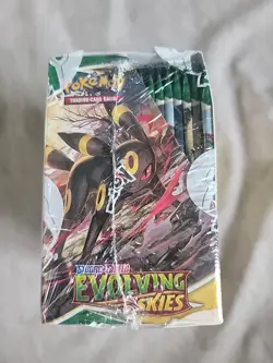 Pokemon Sword & Shield Evolving Skies Booster Box Case Fresh #2 Small Tear - Image 4