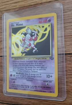 Pokemon TCG- Mr. Mime - 06/64 Jungle Holo - LP Excellent Condition - Image 3
