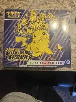 Pokemon TCG Scarlet & Violet Surging Sparks Elite Trainer Box ETB - NEW - SEALED - Image 1