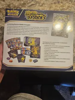 Pokemon TCG Scarlet & Violet Surging Sparks Elite Trainer Box ETB - NEW - SEALED - Image 3