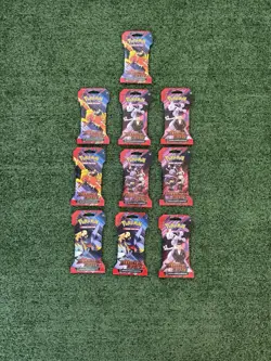 Pokemon TCG Destined Rivals Sleeved Booster Packs 10x - Image 1