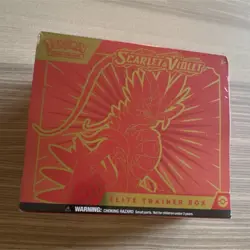 Pokemon Scarlet & Violet Elite Trainer Box - Koraidon, English - Sealed - Image 1