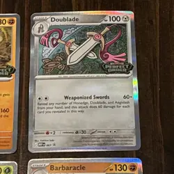 Pokemon Perfect Order Prerelease Set - 4 Serperior Tyrantrum Doublade Barbaracle - Image 2
