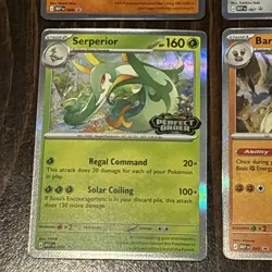 Pokemon Perfect Order Prerelease Set - 4 Serperior Tyrantrum Doublade Barbaracle - Image 4