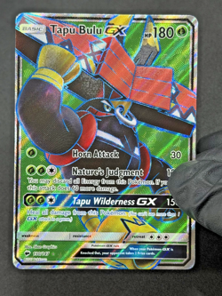 2017 TCG Pokemon #130 Tapu Bulu GX 130/147 Full Art Burning Shadows - Image 2