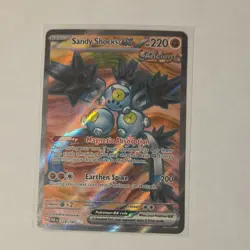 Pokemon Sandy Shocks EX Ultra Rare Holo SV04: Paradox Rift 228/182 220 HP - Image 1