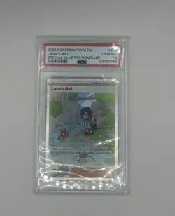 PSA 10 Pokemon TCG Lana's Aid 219/167: Twilight Masquerade Holo - Image 1