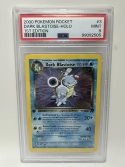 2000 Pokemon Rocket 1st Edition Dark Blastoise - Holo #3 PSA Mint 9 - Image 2