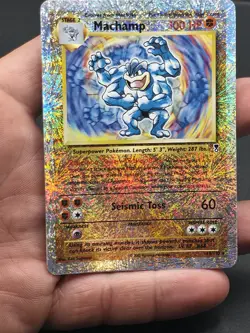 Machamp - Pokemon TCG - Legendary Collection - 15/110 Reverse Holo Rare 2002 - Image 2