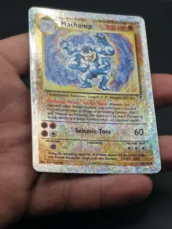 Machamp - Pokemon TCG - Legendary Collection - 15/110 Reverse Holo Rare 2002 - Image 3