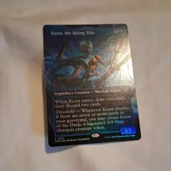 Magic The Gathering MTG - Kiora, The Rising Tide (Borderless) Foil - FDN - Image 2