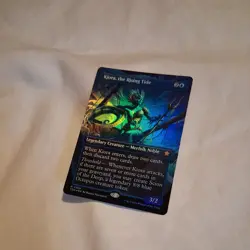 Magic The Gathering MTG - Kiora, The Rising Tide (Borderless) Foil - FDN - Image 3